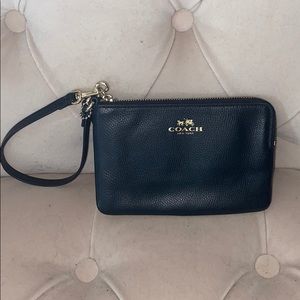 Authentic Coach Leather Wristlet